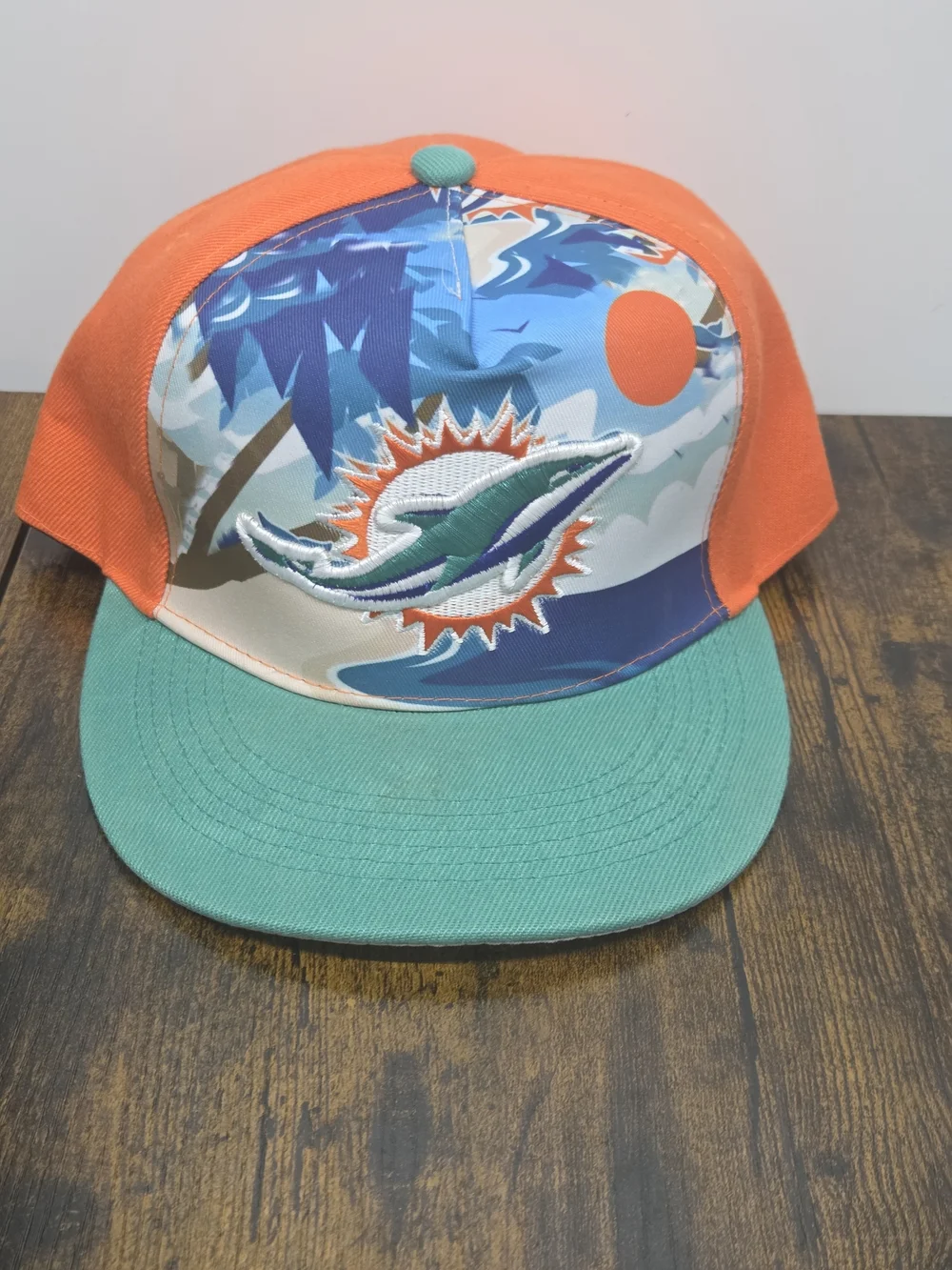 Mitchell & Ness Miami Dolphins NFL Snapback Hat Adjustable